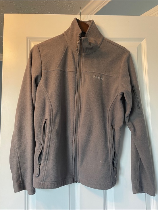 Columbia Jackets & Blazers - Columbia Gray Full-Zip Utility Fleece Jacket